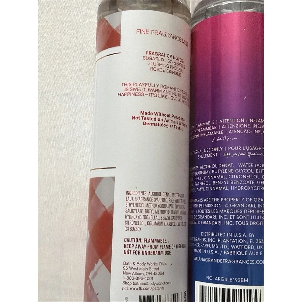 Bath & Body Works lot three